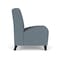 Lesro Siena Lounge Reception Armless Guest Chair, Black, RF Serene Upholstery SN1102 - alternate 2